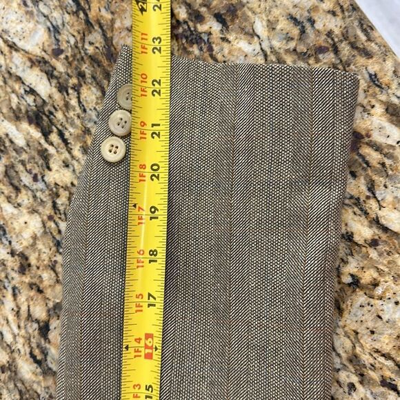 Daks Signature Wool Silk Blend Three Button Closure Blazer Size L - Picture 11 of 14